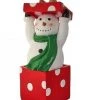 The Christmas Palace OVERSIZED DECOR 2 FT SNOWMAN STANDING IN A GIFT BOX