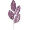 The Christmas Palace 31" LAVENDER MAGNOLIA LEAF SPRAY SET OF 6 Stems & Picks