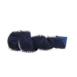 The Christmas Palace 4" X 10YD MIDNIGHT BLUE FRINGE RIBBON