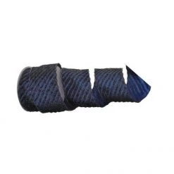 The Christmas Palace 4" X 10YD MIDNIGHT BLUE STRIPED RIBBON