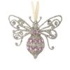 The Christmas Palace 4" BEE JEWEL ORNAMENT WITH PINK GEM SET OF 4 Christmas Ornaments