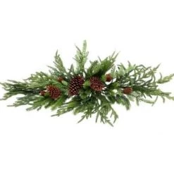 The Christmas Palace Garlands 3.5 FT REAL TOUCH NORFOLK SPRUCE PINECONE SWAG