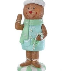 The Christmas Palace 3 FT PEPPERMINT CANDY GINGERBREAD BOY