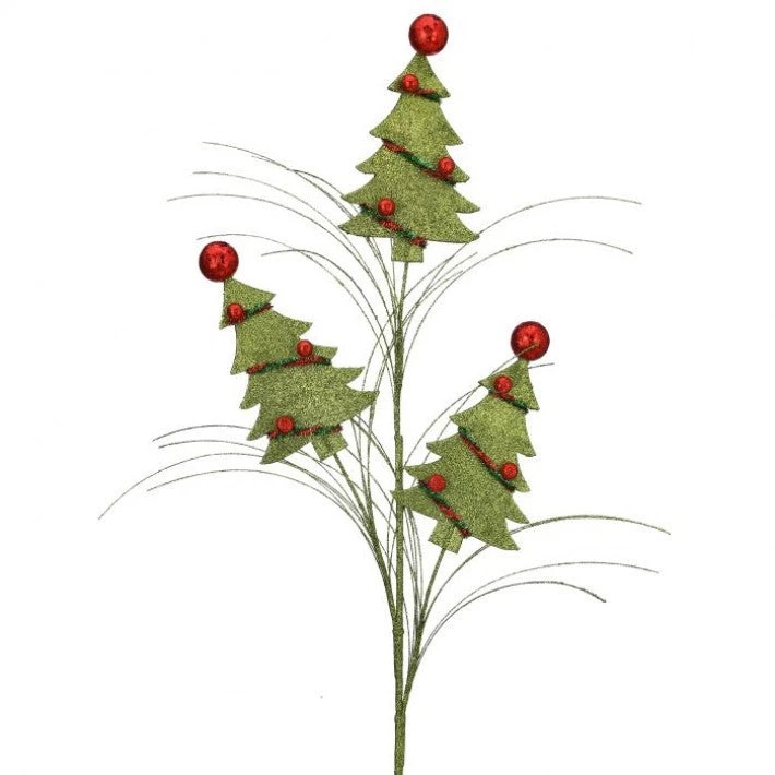 The Christmas Palace 34" RED & GREEN WHIMSY CHRISTMAS TREE SPRAY SET OF 12 Stems & Picks 1 The Christmas Palace 34" RED & GREEN WHIMSY CHRISTMAS TREE SPRAY SET OF 12 Stems & Picks