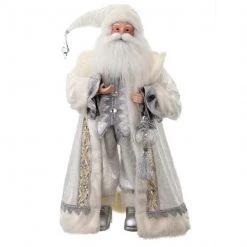 The Christmas Palace 32'' NORTHERN LIGHTS STANDING SANTA