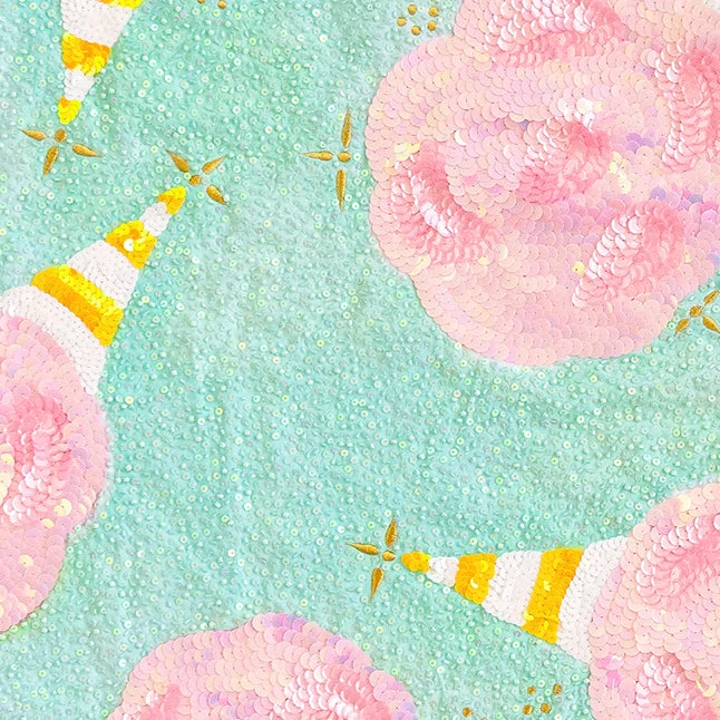 The Christmas Palace GLITTERVILLE STUDIOS 60" VELVET COTTON CANDY TREE SKIRT Skirts & Stockings 3 The Christmas Palace GLITTERVILLE STUDIOS 60" VELVET COTTON CANDY TREE SKIRT Skirts & Stockings