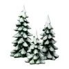 The Christmas Palace VILLAGE ACCESSORY WINTER PINES SET OF 3 Department 56