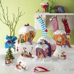 The Christmas Palace GRINCH VILLAGE WHOS WITH THEIR TOYS Department 56