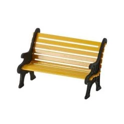 The Christmas Palace Department 56 VILLAGE ACCESSORY CITY WROUGHT IRON BENCH