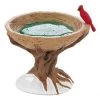 The Christmas Palace VILLAGE ACCESSORY WOODLAND BIRD BATH