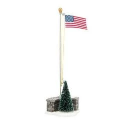 The Christmas Palace VILLAGE ACCESSORY STARS AND STRIPES