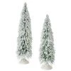 The Christmas Palace Department 56 VILLAGE ACCESSORY FROSTED PINE GROVE PACK OF 6