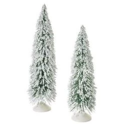 The Christmas Palace Department 56 VILLAGE ACCESSORY FROSTED PINE GROVE PACK OF 6