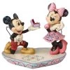 The Christmas Palace Department 56 DISNEY TRADITIONS 5" MICKEY PROPOSES TO MINNIE DISH