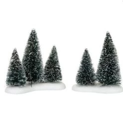 The Christmas Palace VILLAGE ACCESSORY SISAL TREE GROVES