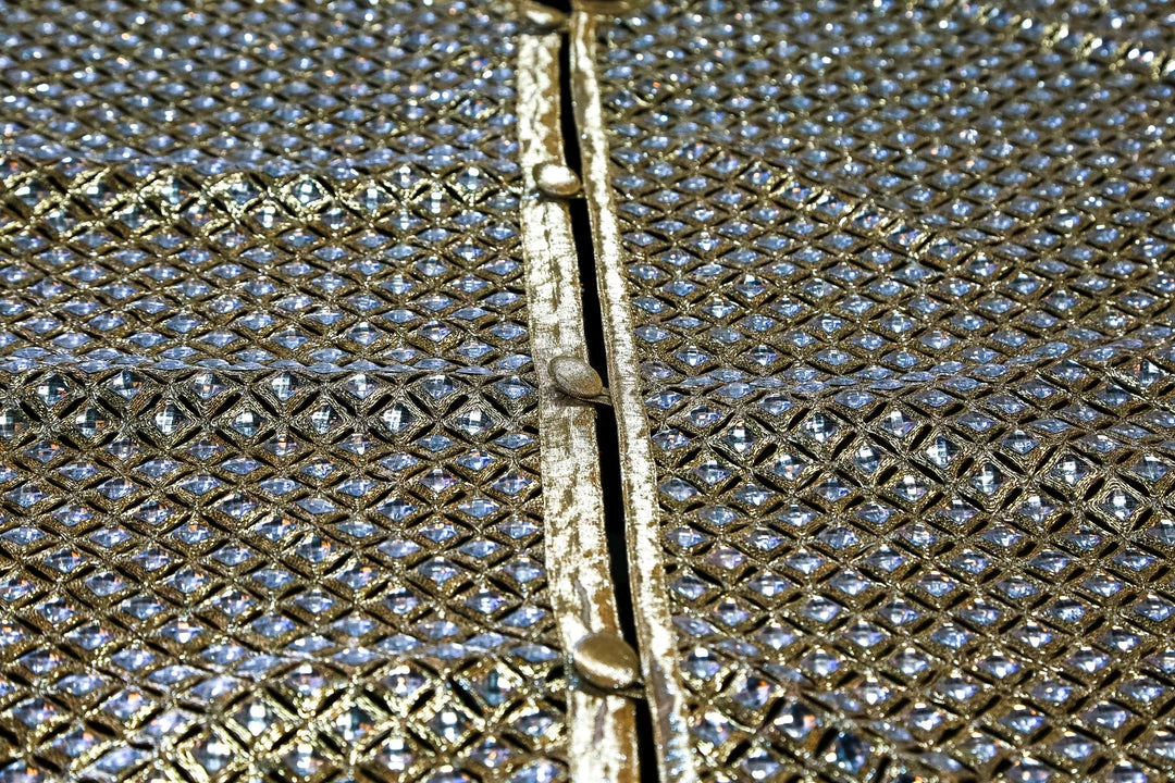 The Christmas Palace Skirts & Stockings 72" GOLD DUPION GEM ECRUSTED TREE SKIRT 2 The Christmas Palace Skirts & Stockings 72" GOLD DUPION GEM ECRUSTED TREE SKIRT