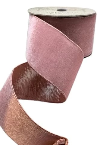 The Christmas Palace 4" X 10YD PINK VELVET METALLIC BACK RIBBON Ribbon & Bows 1 The Christmas Palace 4" X 10YD PINK VELVET METALLIC BACK RIBBON Ribbon & Bows