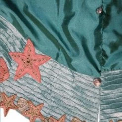 The Christmas Palace 64" SEA BLUE SHELL TREE SKIRT