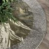 The Christmas Palace 72" PLATINUM METALLIC DUPION JEWELED BORDER TREE SKIRT Skirts & Stockings