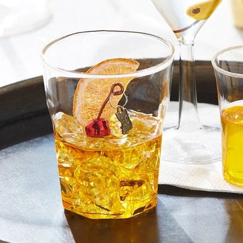 The Christmas Palace 4" OLD FASHION COCKTAIL ORNAMENT SET OF 2 Christmas Ornaments 1 The Christmas Palace 4" OLD FASHION COCKTAIL ORNAMENT SET OF 2 Christmas Ornaments