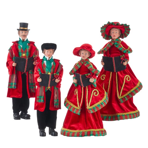 The Christmas Palace Table Tops 18" CHRISTMAS CAROLERS SET OF 4 2 The Christmas Palace Table Tops 18" CHRISTMAS CAROLERS SET OF 4