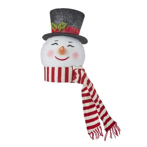 The Christmas Palace Angels & Toppers 14" SNOWMAN HEAD TREE TOPPER 1 The Christmas Palace Angels & Toppers 14" SNOWMAN HEAD TREE TOPPER