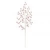 The Christmas Palace 32" ACRYLIC RUBY JEWELED SPRAY SET OF 6 Stems & Picks