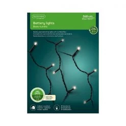 The Christmas Palace 90 FT 368 LED WARM WHITE BLACK WIRE BATTERY OPERATED 5 The Christmas Palace 90 FT 368 LED WARM WHITE BLACK WIRE BATTERY OPERATED