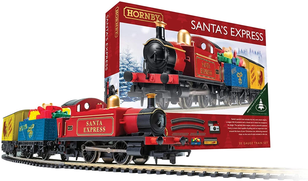 The Christmas Palace SANTA'S EXPRESS TRAIN SET 8 The Christmas Palace SANTA'S EXPRESS TRAIN SET