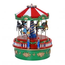 The Christmas Palace Animated Accessories 5" MINI CARNIVAL MUSIC BOX