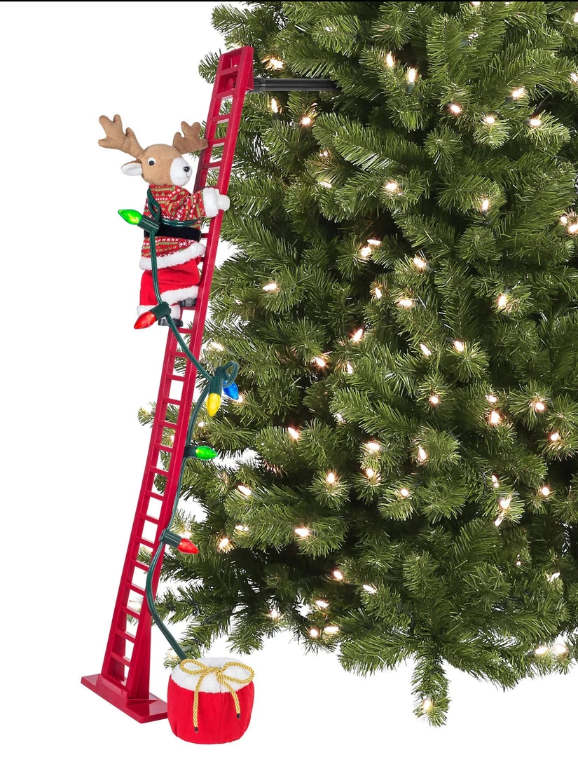 The Christmas Palace Animated Accessories 40" SUPER CLIMBING PLUSH REINDEER 1 The Christmas Palace Animated Accessories 40" SUPER CLIMBING PLUSH REINDEER