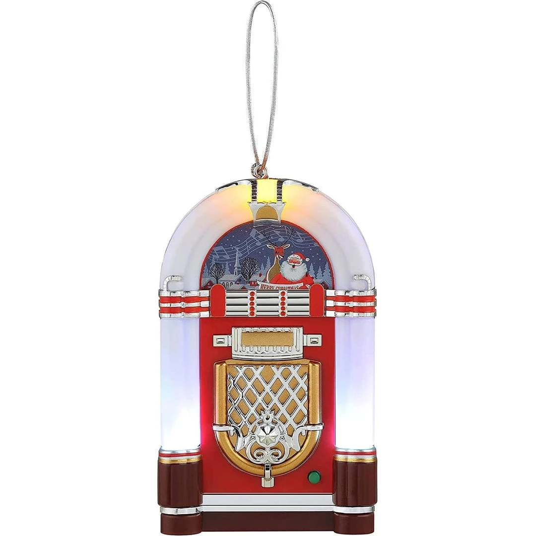 The Christmas Palace Christmas Ornaments 5" MINI JUKEBOX ORNAMENT 1 The Christmas Palace Christmas Ornaments 5" MINI JUKEBOX ORNAMENT