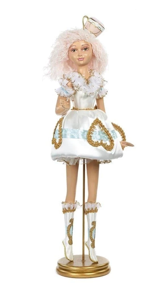 The Christmas Palace 26" TEACUP GIRL DOLL WITH STAND 1 The Christmas Palace 26" TEACUP GIRL DOLL WITH STAND