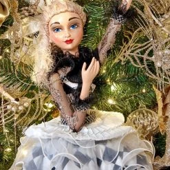 The Christmas Palace 26" COMMEDIA PIERROT LADY DOLL 5 The Christmas Palace 26