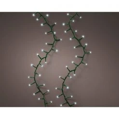 The Christmas Palace 36 FT COMPACT STARTER SET COOL WHITE WITH 1 STRING OF 500 LED LIGHTS CHRISTMAS LIGHTS