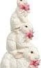 The Christmas Palace Easter MARK ROBERTS 13" RABBIT TRIO STACK