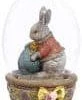 The Christmas Palace MARK ROBERTS 6" EASTER RABBIT UNDER GLASS DOME