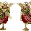 The Christmas Palace Angels & Toppers MARK ROBERTS 14" FLYING ANGEL WITH BASE ASSORTED SET OF 2