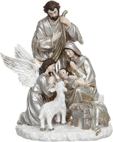 The Christmas Palace Nativity & Stables MARK ROBERTS 14" PLATINUM ANGELIC NATIVITY 1 The Christmas Palace Nativity & Stables MARK ROBERTS 14" PLATINUM ANGELIC NATIVITY