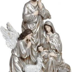 The Christmas Palace MARK ROBERTS 27" PLATINUM ANGELIC NATIVITY