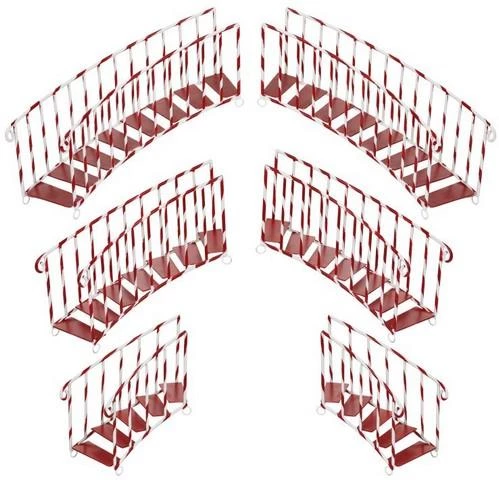 The Christmas Palace Peppermint Swirl MARK ROBERTS 16" - 22" RED GRAND CHRISTMAS STAIRCASE SET OF 6 1 The Christmas Palace Peppermint Swirl MARK ROBERTS 16" - 22" RED GRAND CHRISTMAS STAIRCASE SET OF 6