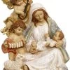 The Christmas Palace Nativity & Stables MARK ROBERTS 5" HOLY FAMILY WITH ANGELS