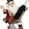 The Christmas Palace MARK ROBERTS 17" ELF WITH WINE HOLDER