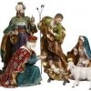 The Christmas Palace MARK ROBERTS 4"-20" NATIVITY SCENE SET OF 8 Nativity & Stables