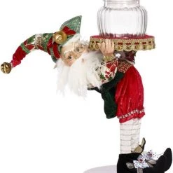 The Christmas Palace MARK ROBERTS 17" STOCKING ELF WITH JAR