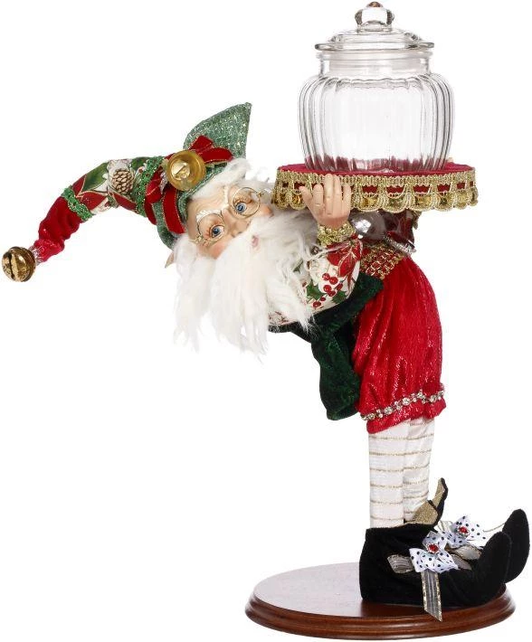 The Christmas Palace MARK ROBERTS 17" STOCKING ELF WITH JAR 1 The Christmas Palace MARK ROBERTS 17" STOCKING ELF WITH JAR
