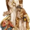 The Christmas Palace MARK ROBERTS 9.5" HOLY FAMILY WITH ANGEL Nativity & Stables