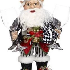 The Christmas Palace MARK ROBERTS 20" ELF WITH WINE GLASSES Elves