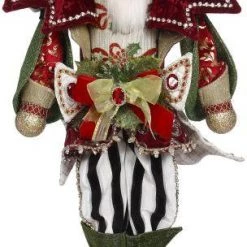 The Christmas Palace Nutcrackers MARK ROBERTS 33.5" RASPBERRY & CREAM NUTCRACKER