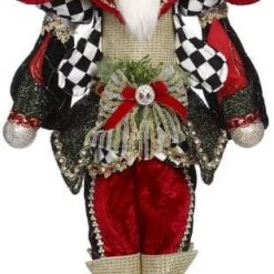 The Christmas Palace MARK ROBERTS 33.5" BLACK & WHITE DIAMOND NUTCRACKER Nutcrackers